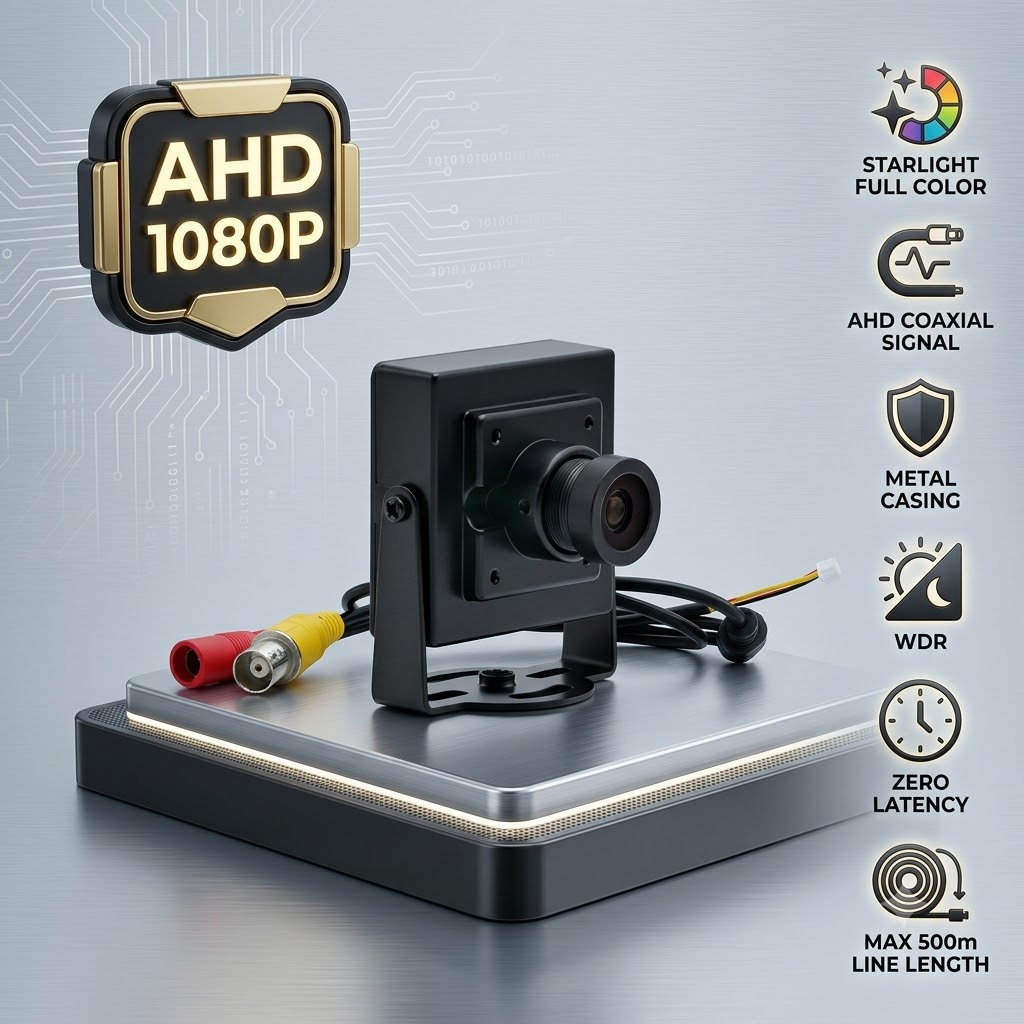 Home Security Items - 2MP 1080P Mini Metal Security CCTV
