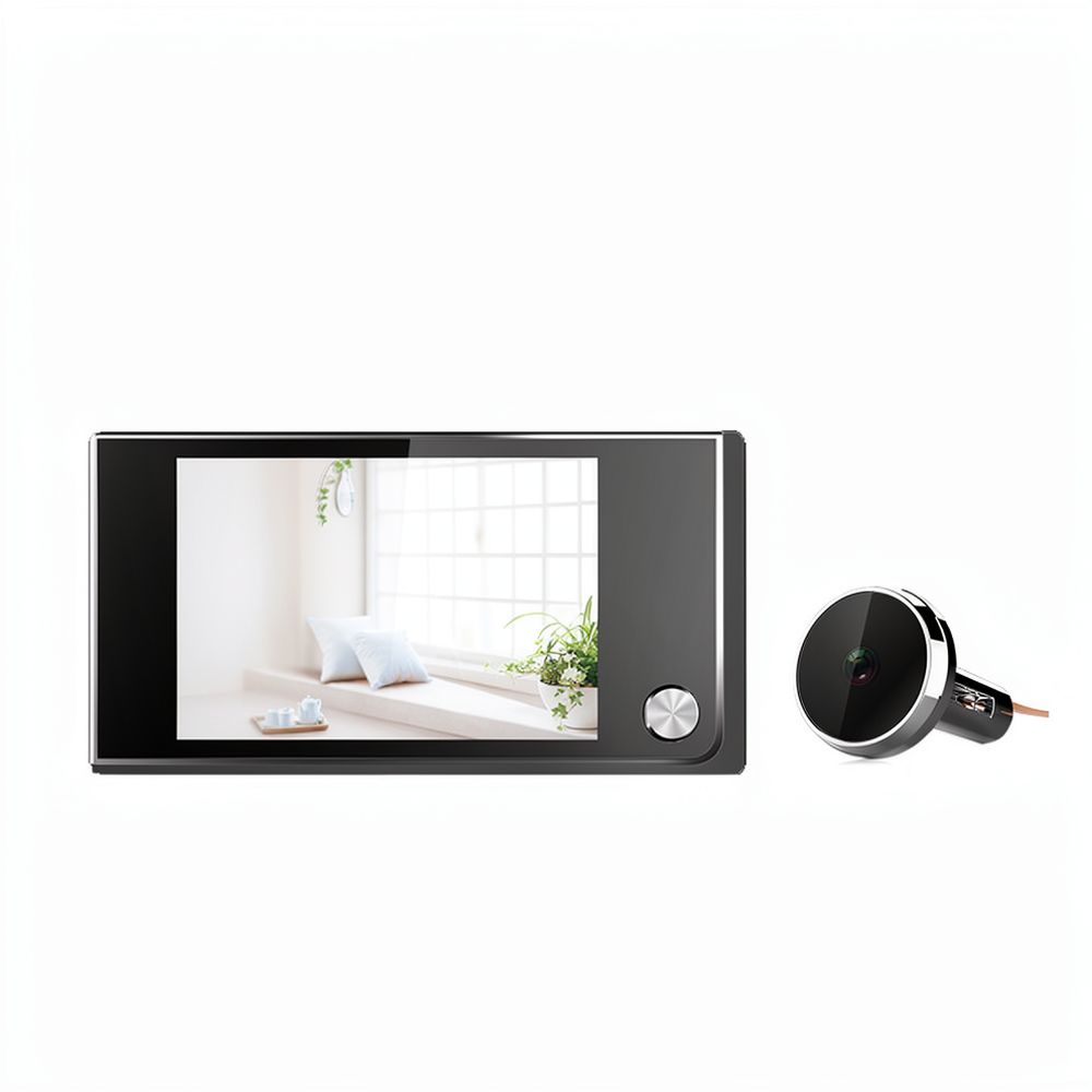 Home Security Front Door Camera - Electronic Peephole Camera 3.5 Inch HD