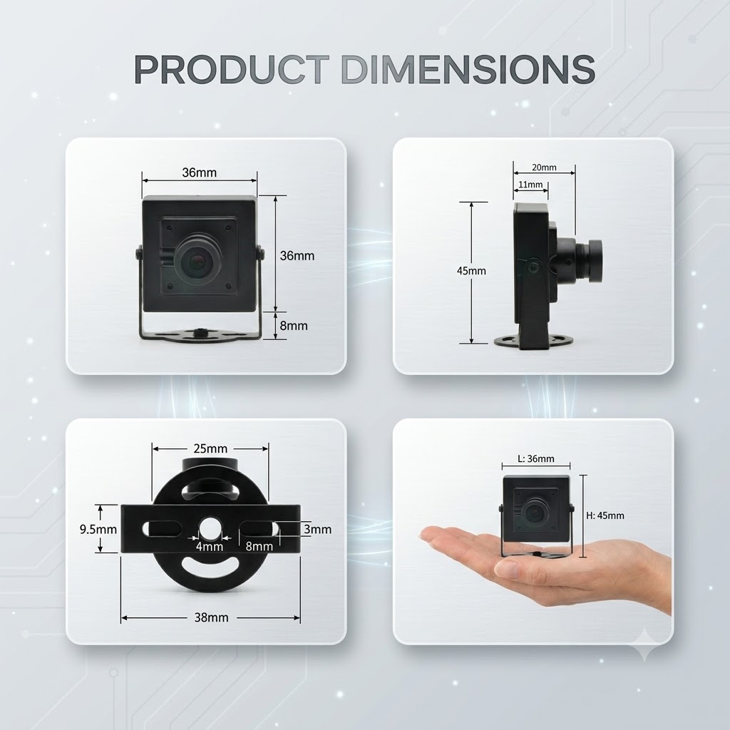 2MP 1080P Mini Metal Security  - Home Security Items 评论和价格